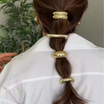 Golden Loop Hair Cuff