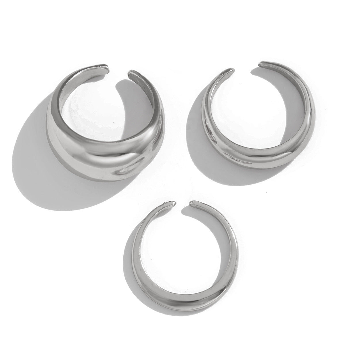 Lustrous Layers Ring Set