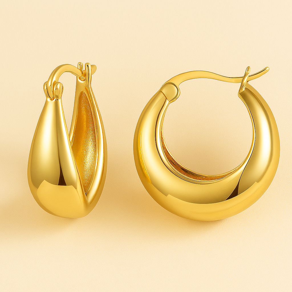 Vivienne Chunky Oval Earrings
