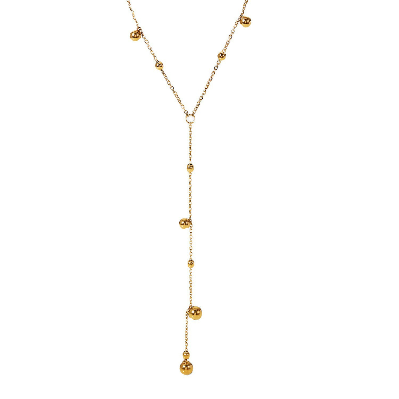 Gold Plated Beaded Necklace