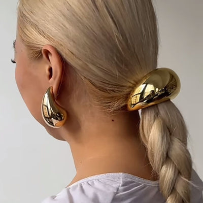 Golden Loop Hair Cuff